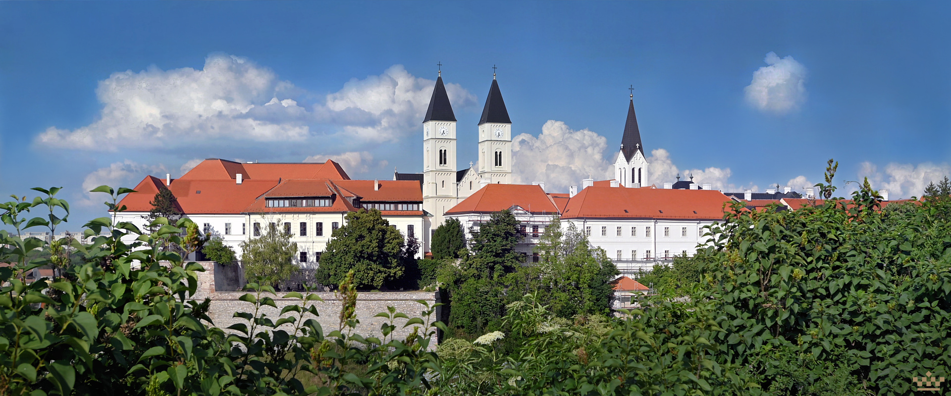 A Veszprémi Vár látképe pünkösdkor
