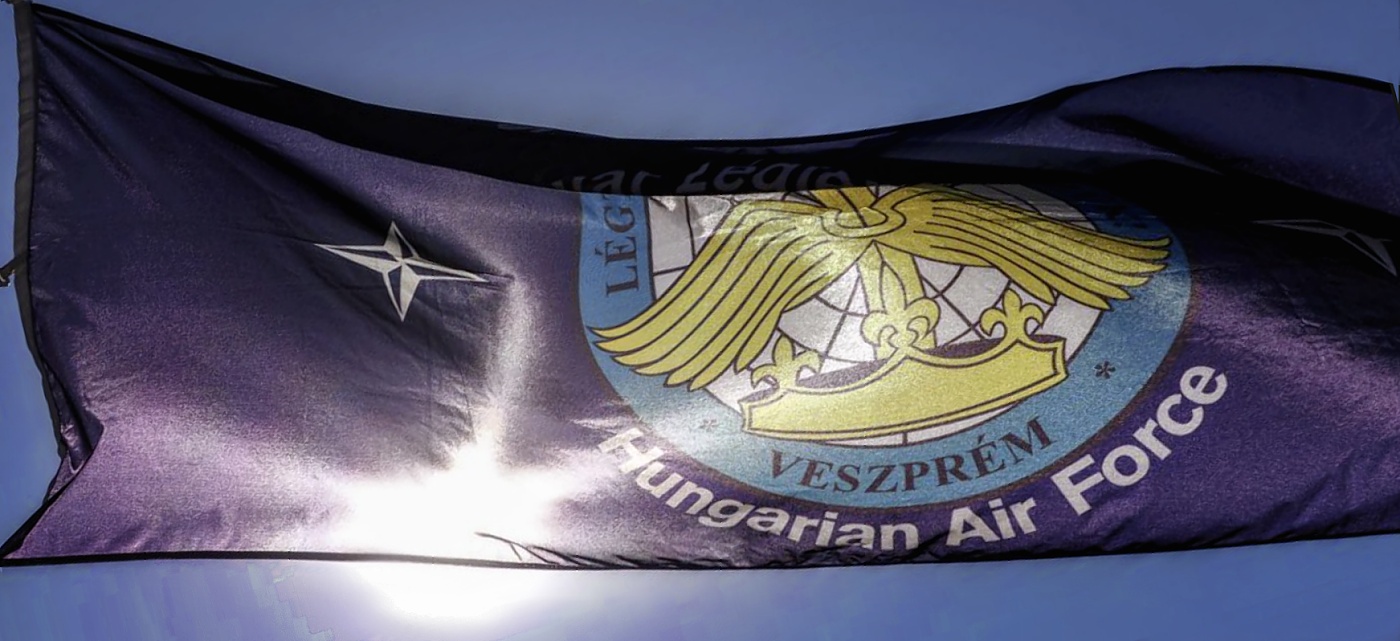 A Magyar Légierő veszprémi zászlaja.