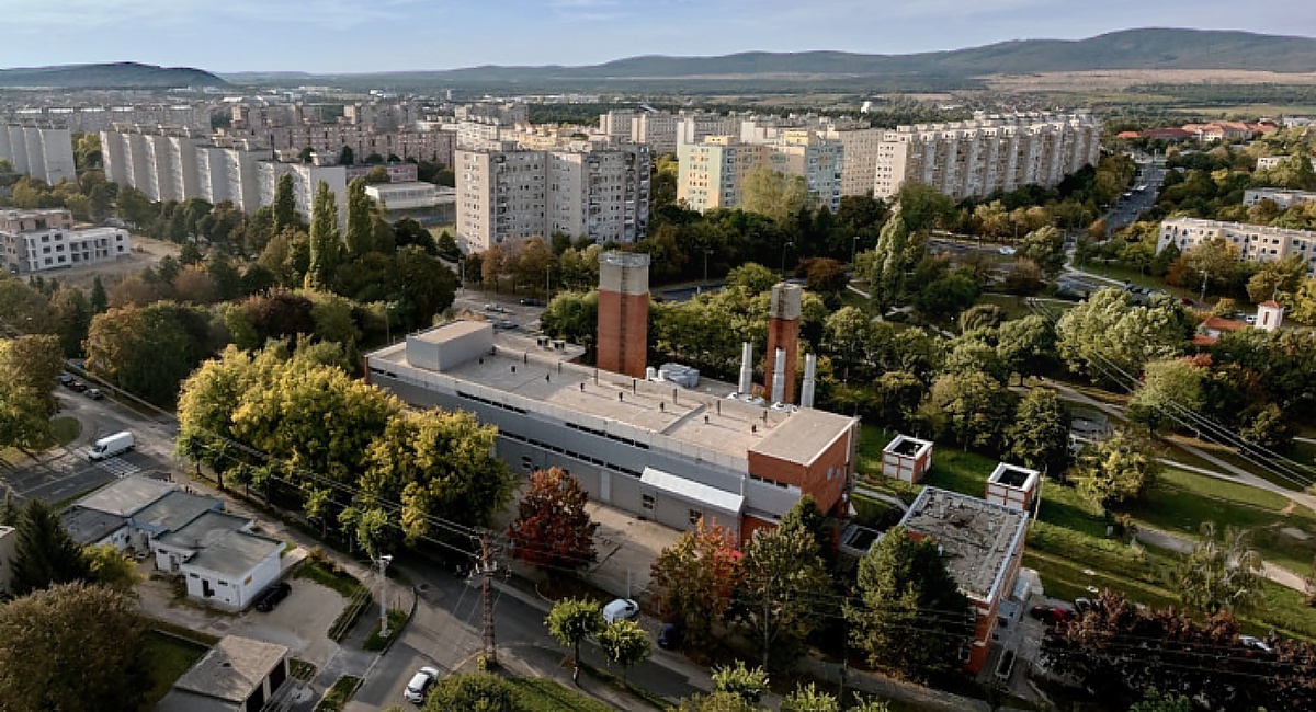 Hőközpont a Jutasi úti lakótelepen