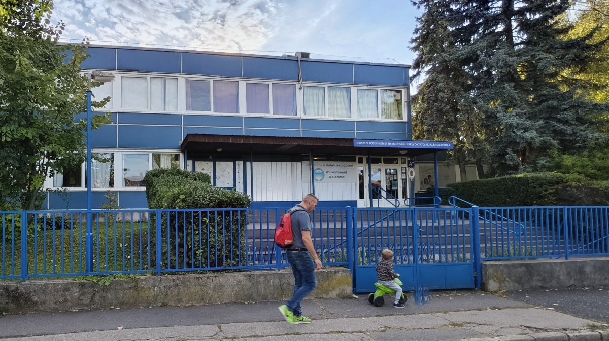 A Botev iskola épülete.