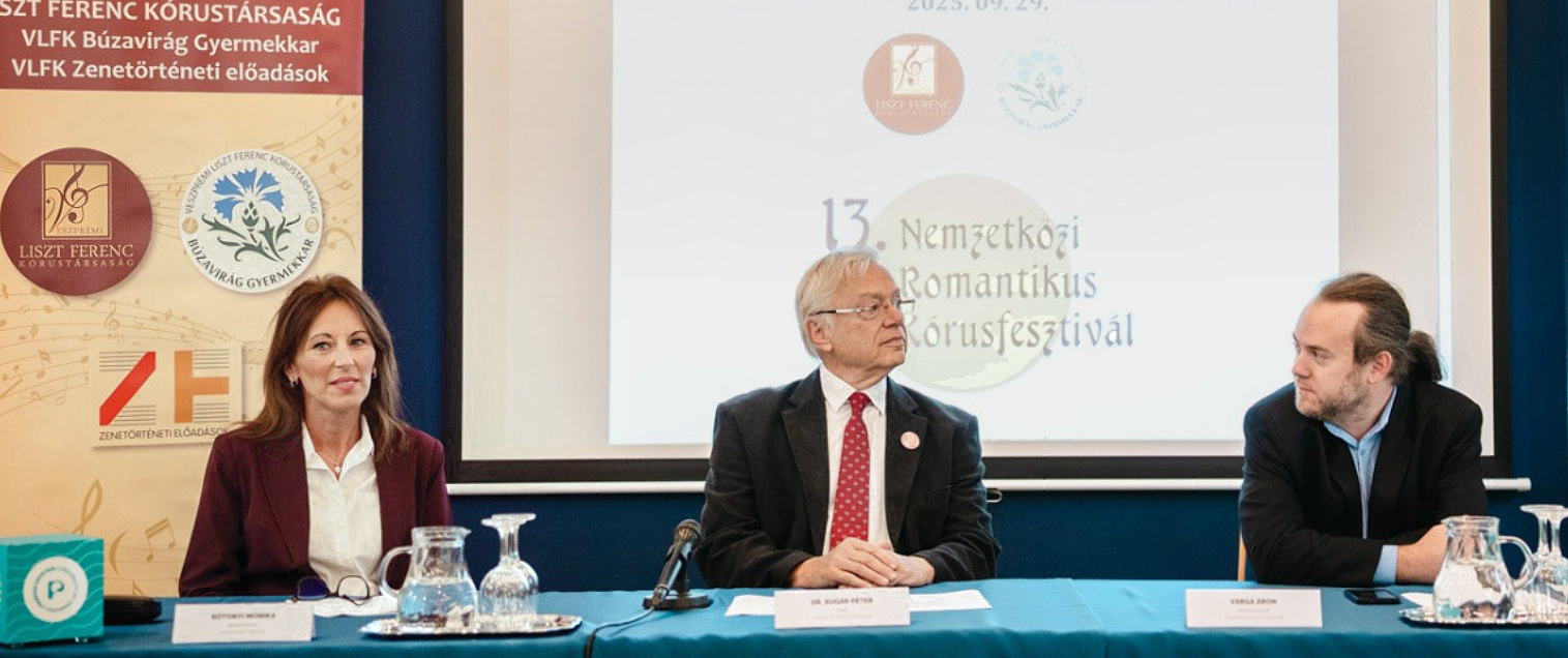 Kóruszene fesztivál sajtótájékoztatója