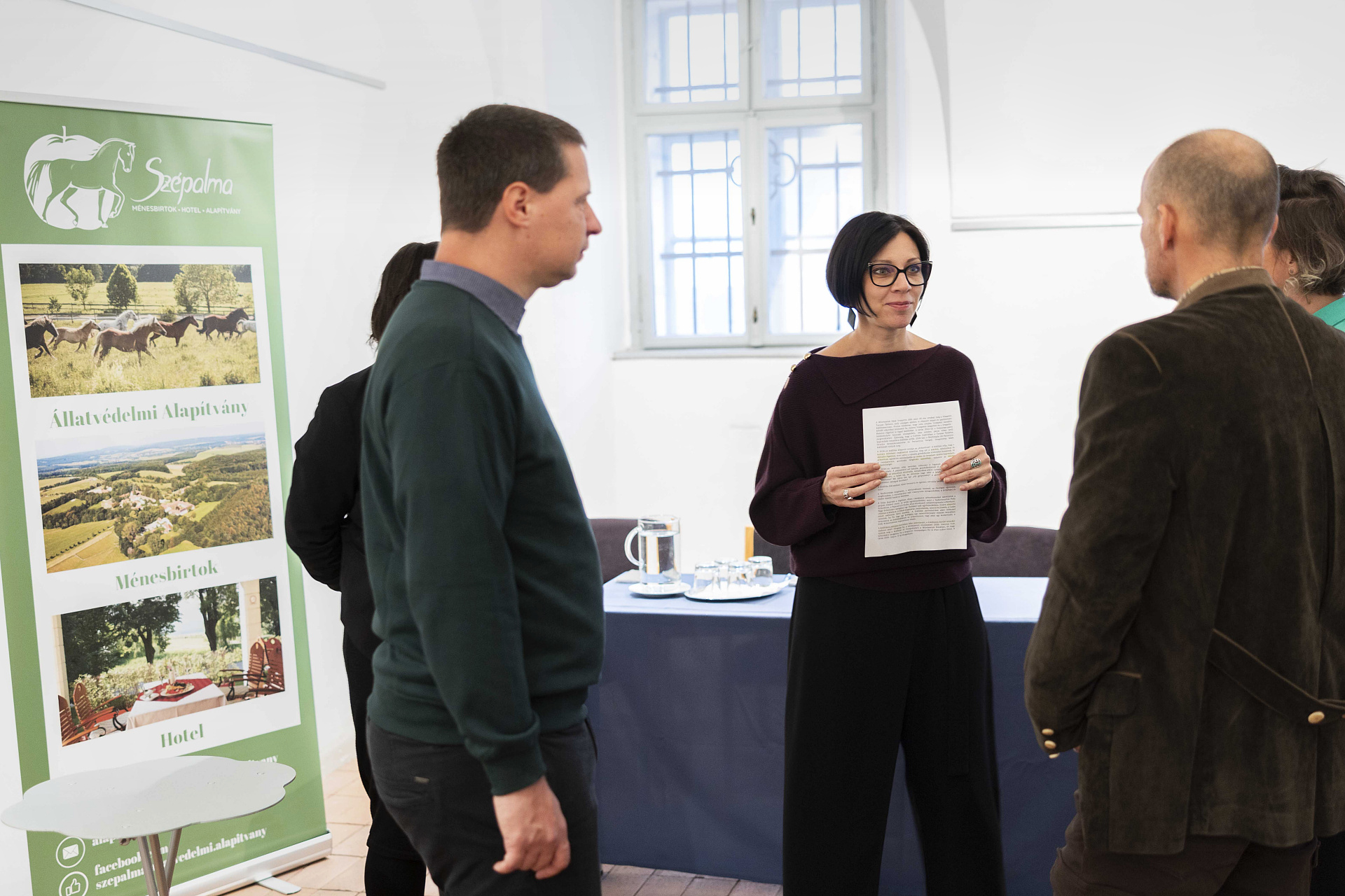 Sajtótájékoztató a Művészetek Házában