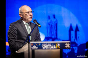 Ünnepi pillanatok a 2025. évi veszprémi Sportgáláról. Porga Gyula
