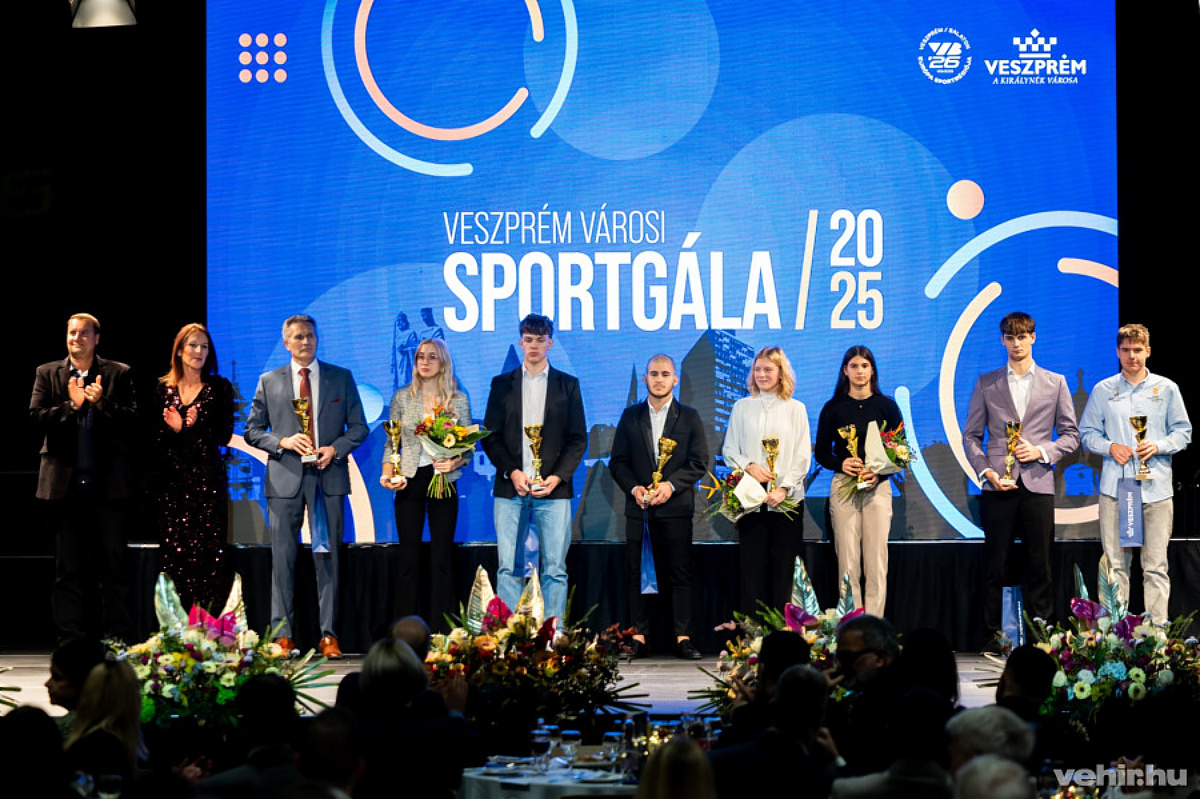 Ünnepi pillanatok a 2025. évi veszprémi Sportgáláról