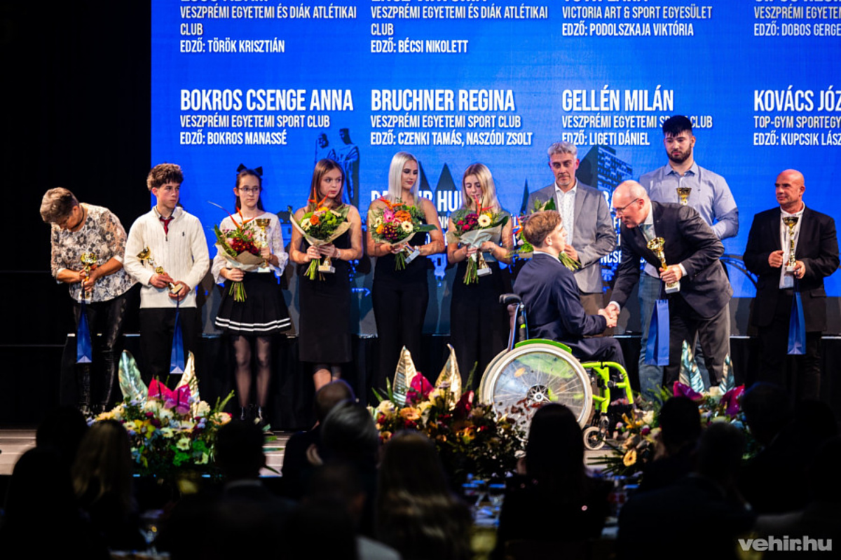 Ünnepi pillanatok a 2025. évi veszprémi Sportgáláról