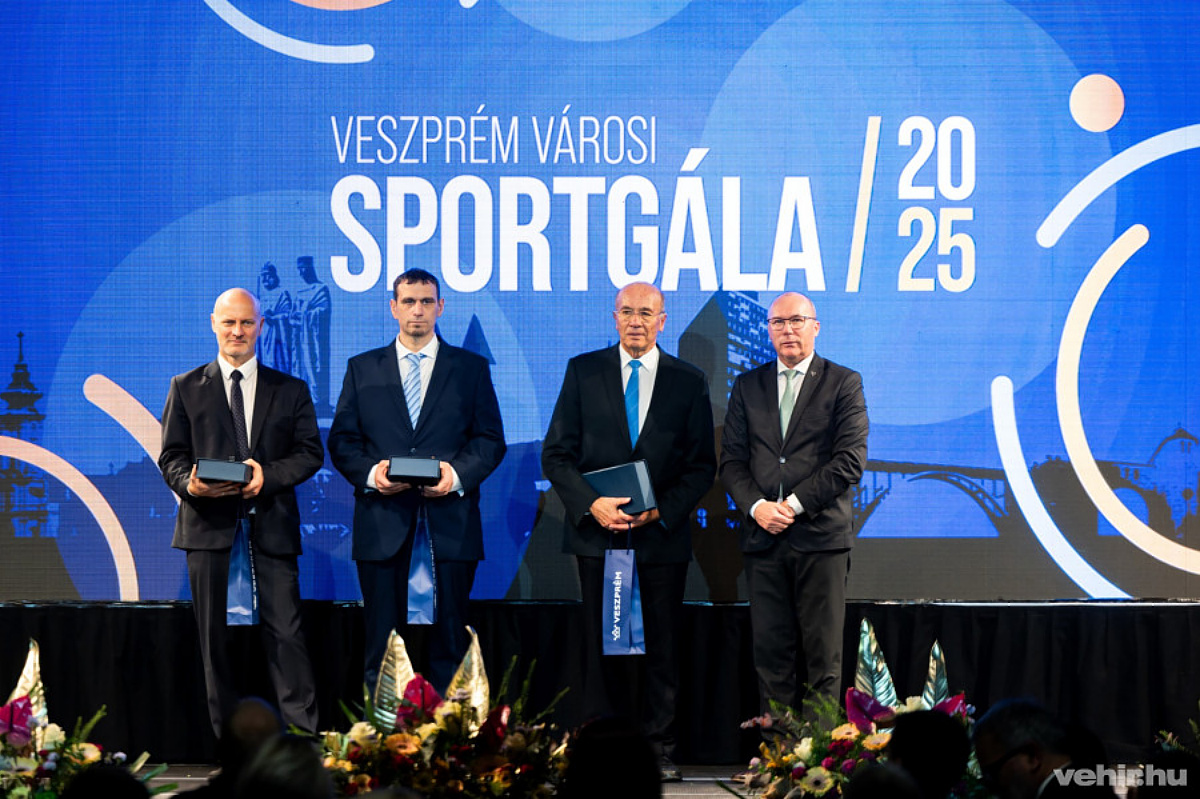 Ünnepi pillanatok a 2025. évi veszprémi Sportgáláról