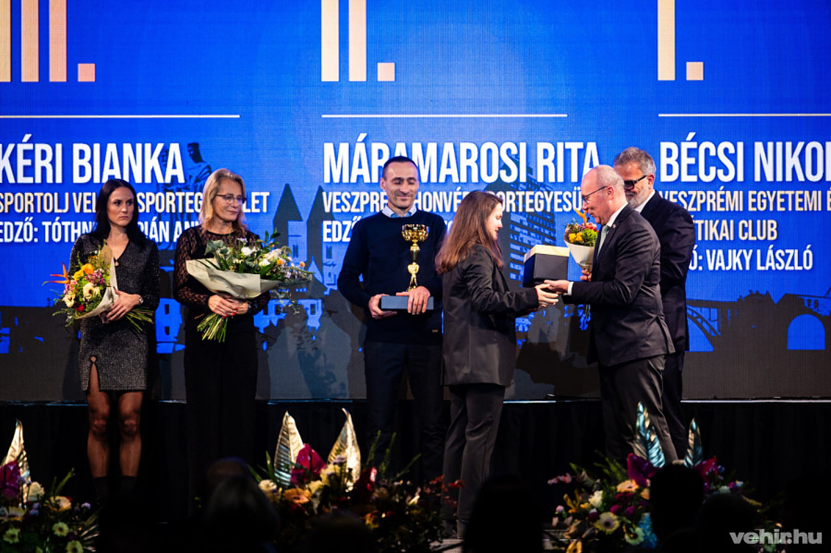 Ünnepi pillanatok a 2025. évi veszprémi Sportgáláról