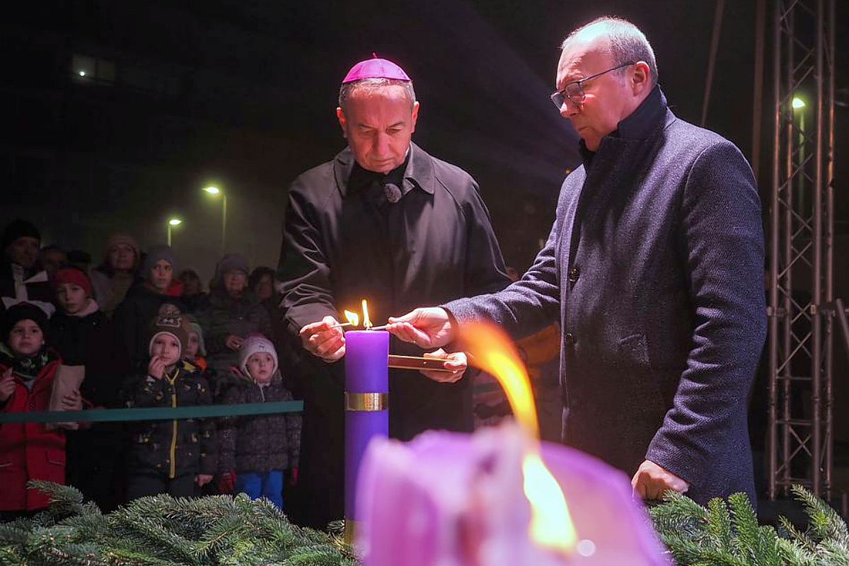 Porga Gyula és Udvardy György érsek