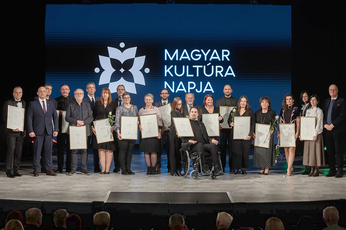 Veszprém vármegyei kitüntetettek a magyar kultúra napján.