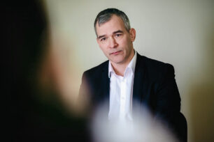 Salga Balázs, a VKSZ ZRT. vezérigazgatója