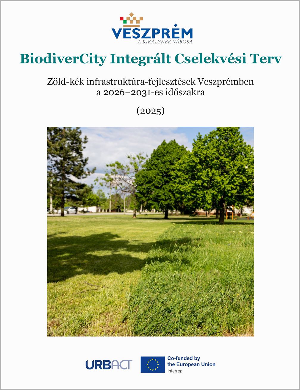 Biodivercity Integrált Cselekvési Terv címoldala