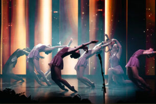 Táncosok a gálaműsor színpadán