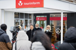 Információs pont a belvárosban