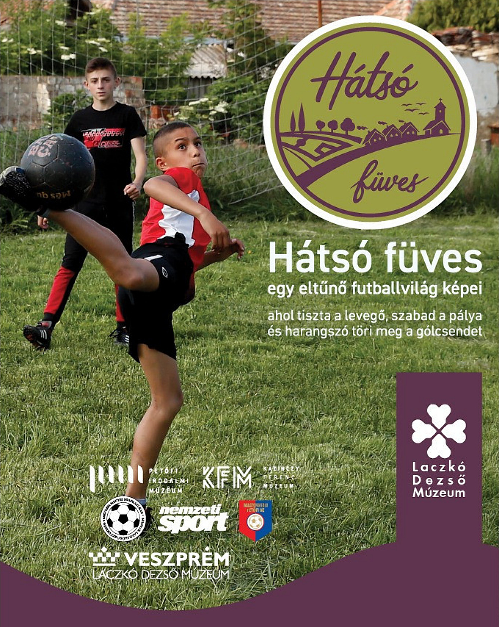 A Hátsó füves kiállítás plakátja
