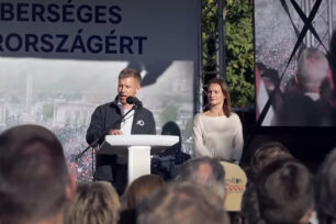 Magyar Péter miniszterelnök Veszprémben
