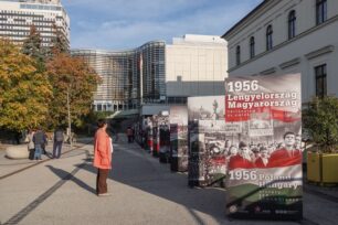 Szabadtéri kiállítás 1956 eseményeiről